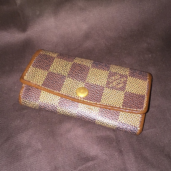 Louis Vuitton Accessories - Louis Vuitton Damier Ebene 4 Key Holder